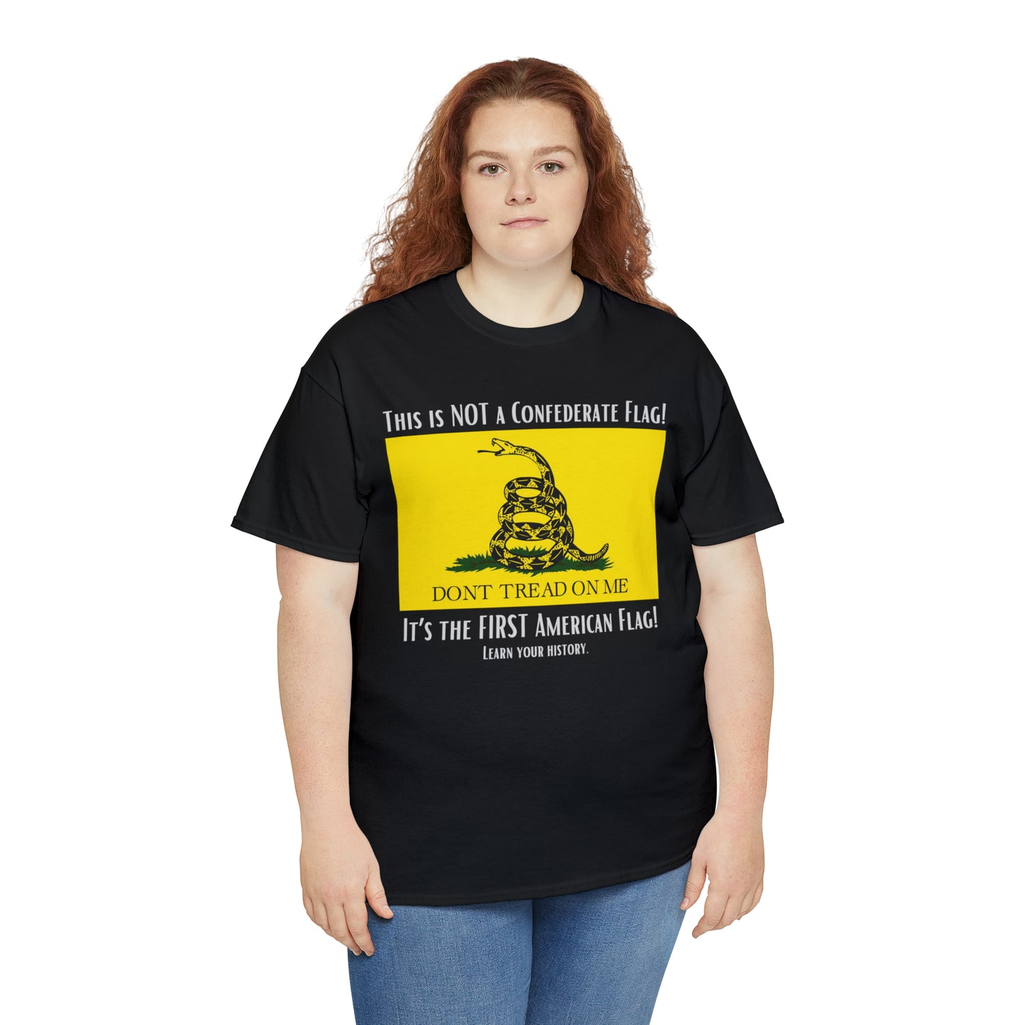 1st American Flag Unisex Heavy Cotton Tee