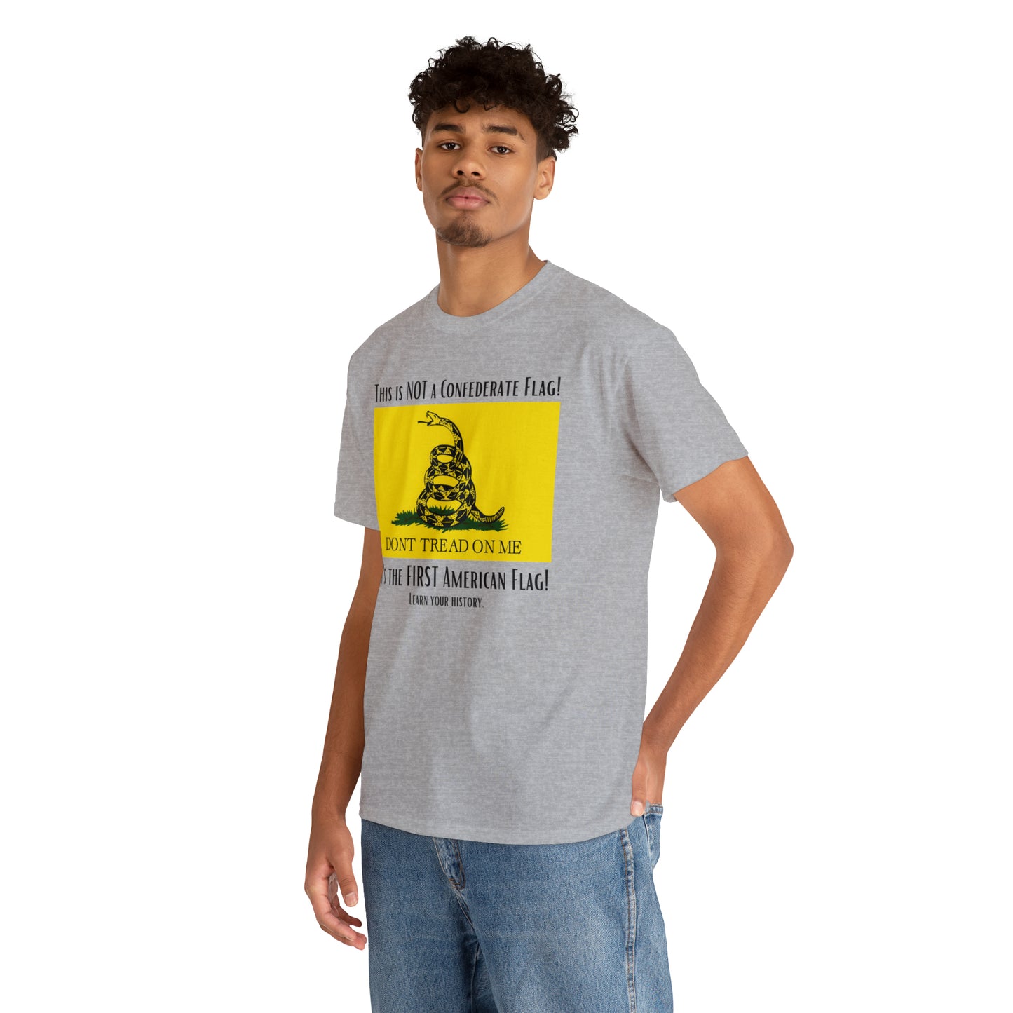 1st American Flag Unisex Heavy Cotton Tee