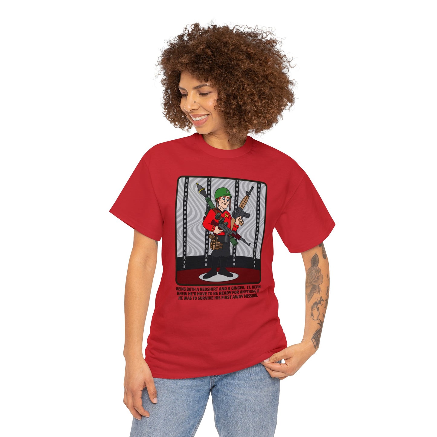 Ginger Redshirt Unisex Heavy Cotton Tee