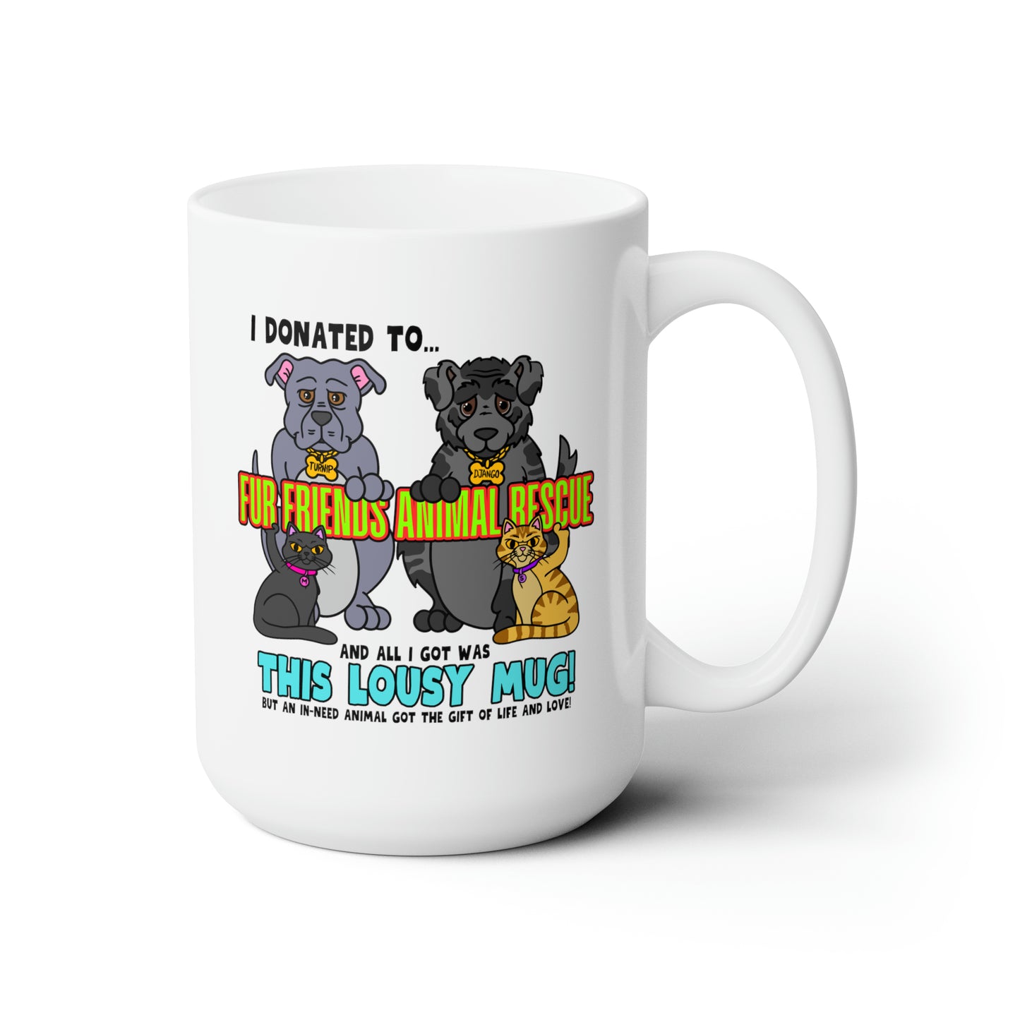 Fur Friends Donation (+1 GCG Entry) Ceramic Mug 15oz