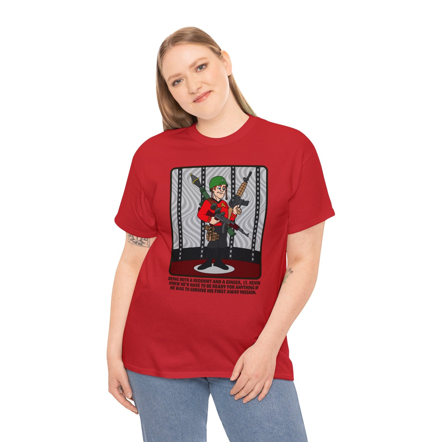 Ginger Redshirt Unisex Heavy Cotton Tee