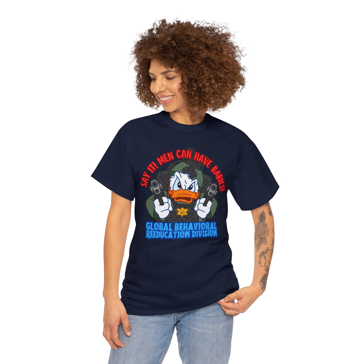 Tacti-Quack Unisex Heavy Cotton Tee!