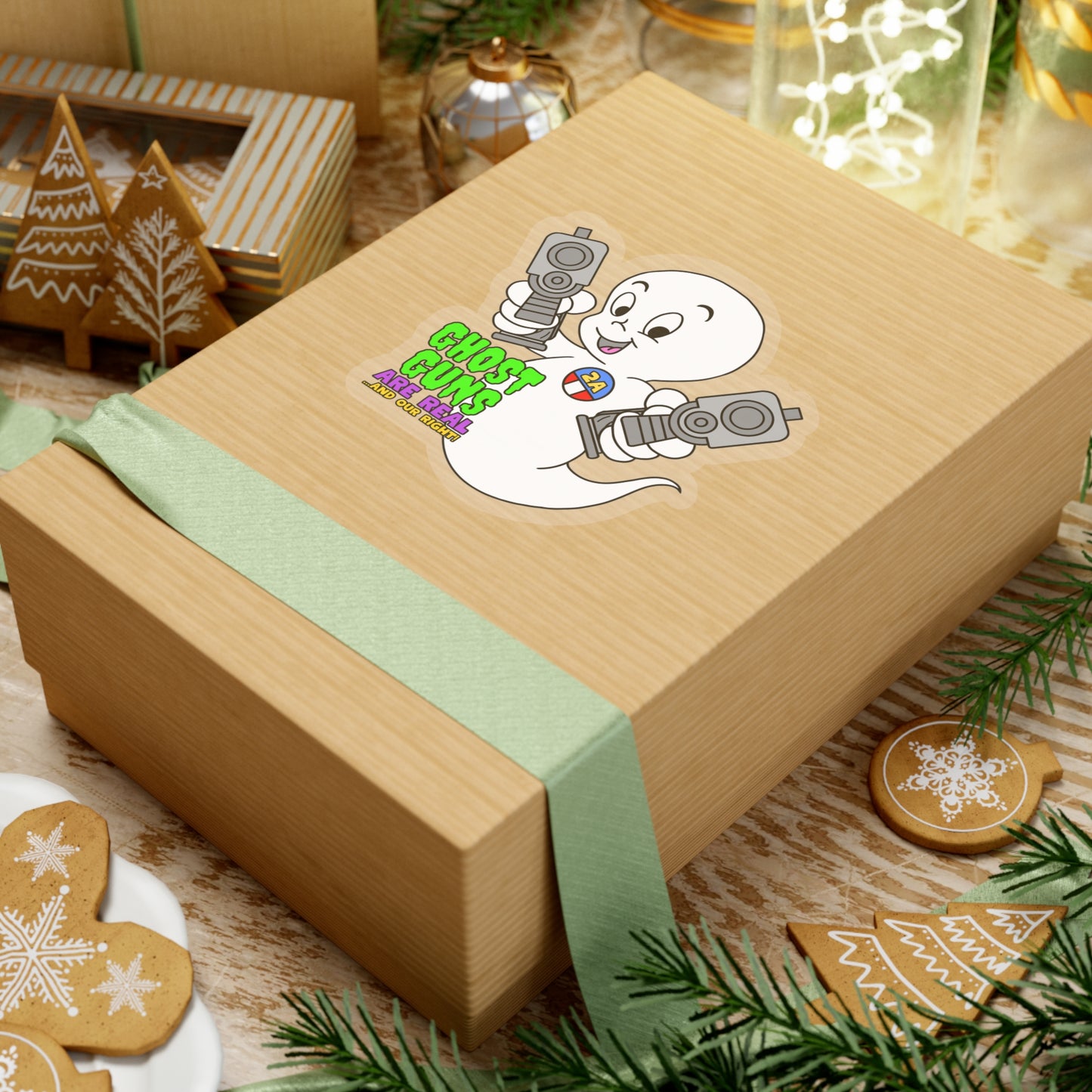 Ghost Guns R Real! Kiss-Cut Stickers