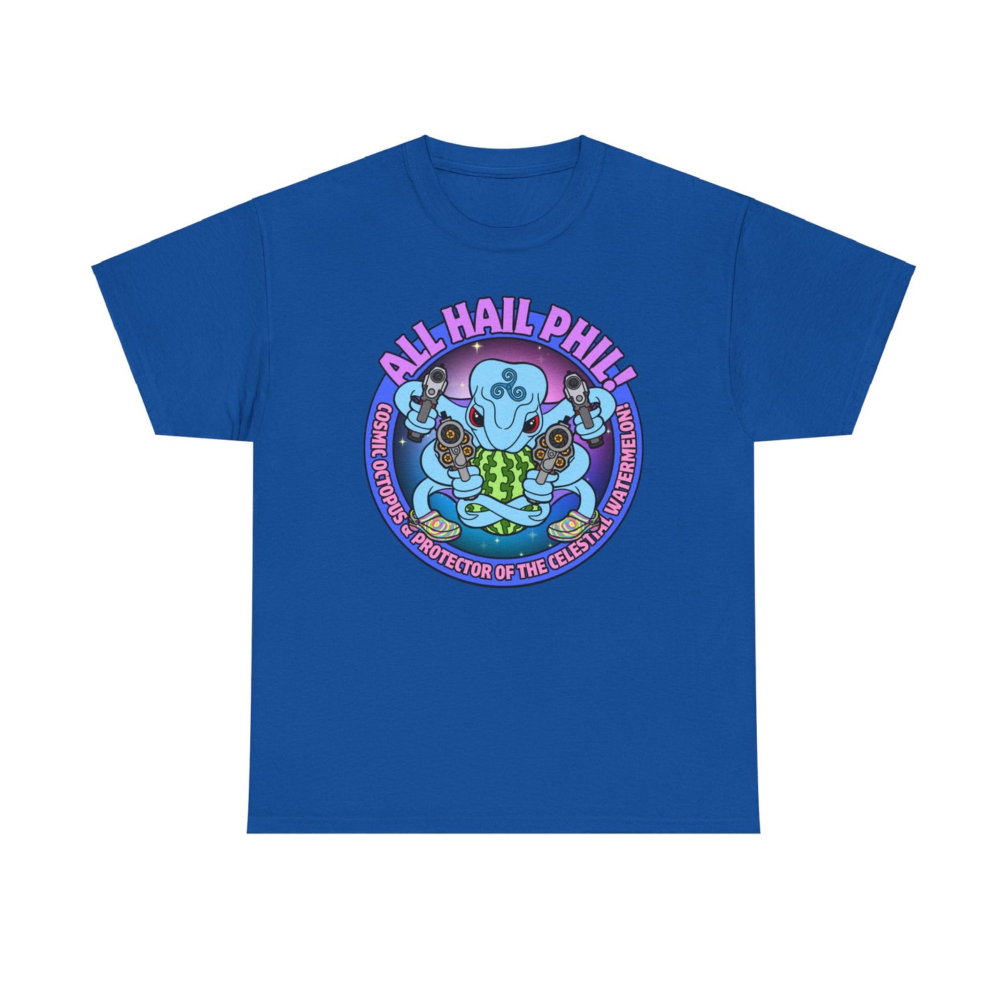 Cosmic Octopus! Unisex Heavy Cotton Tee