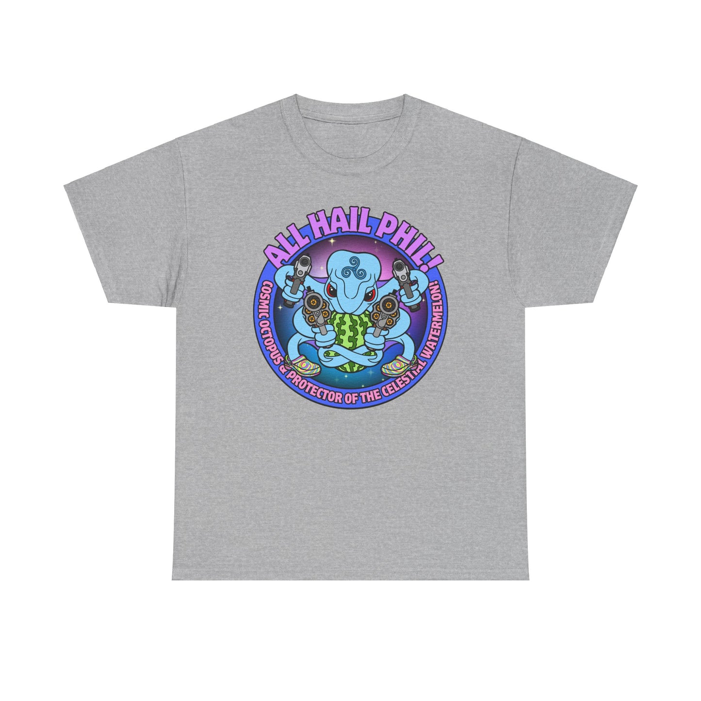 Cosmic Octopus! Unisex Heavy Cotton Tee