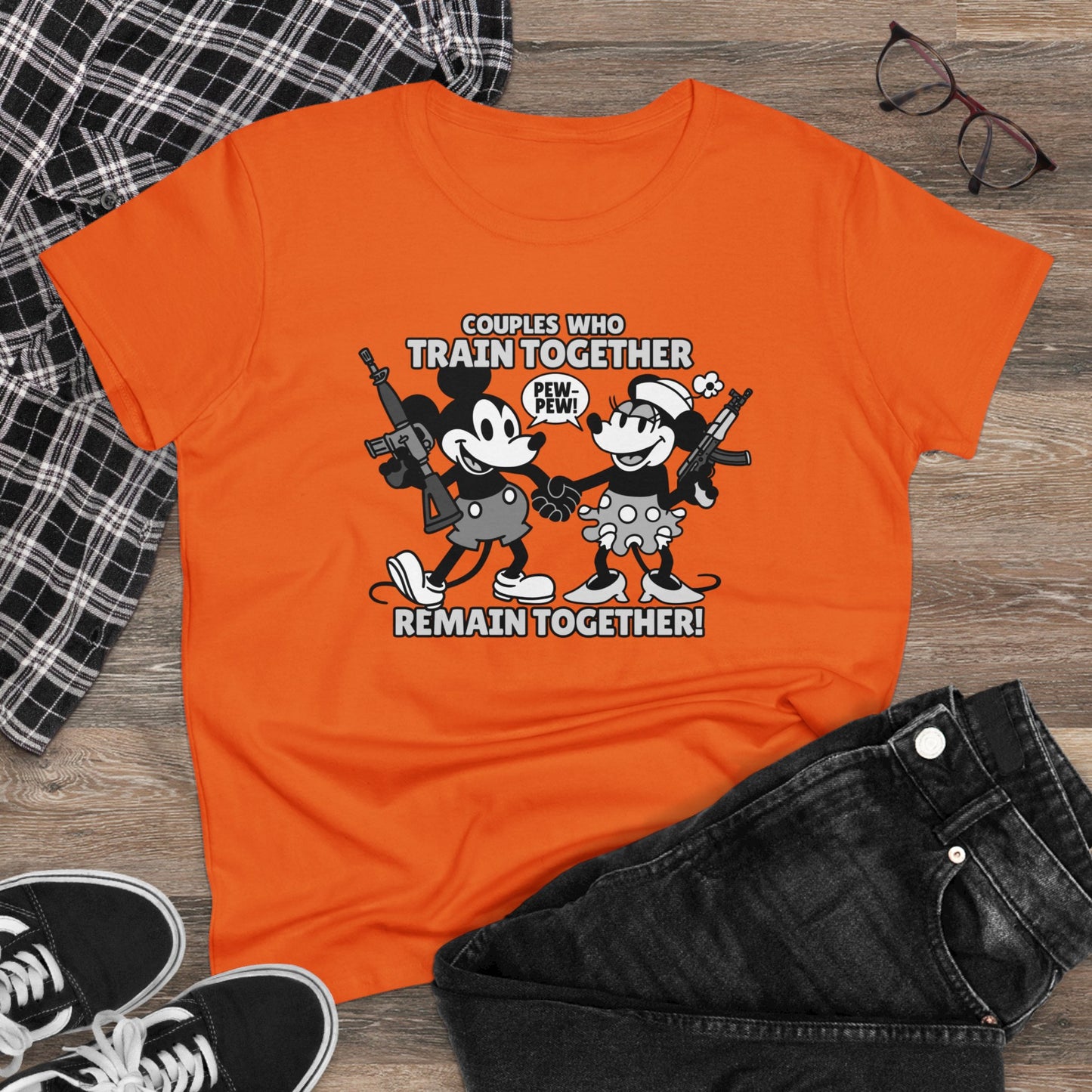 Couple's Therapy! Women's Midweight Cotton Tee