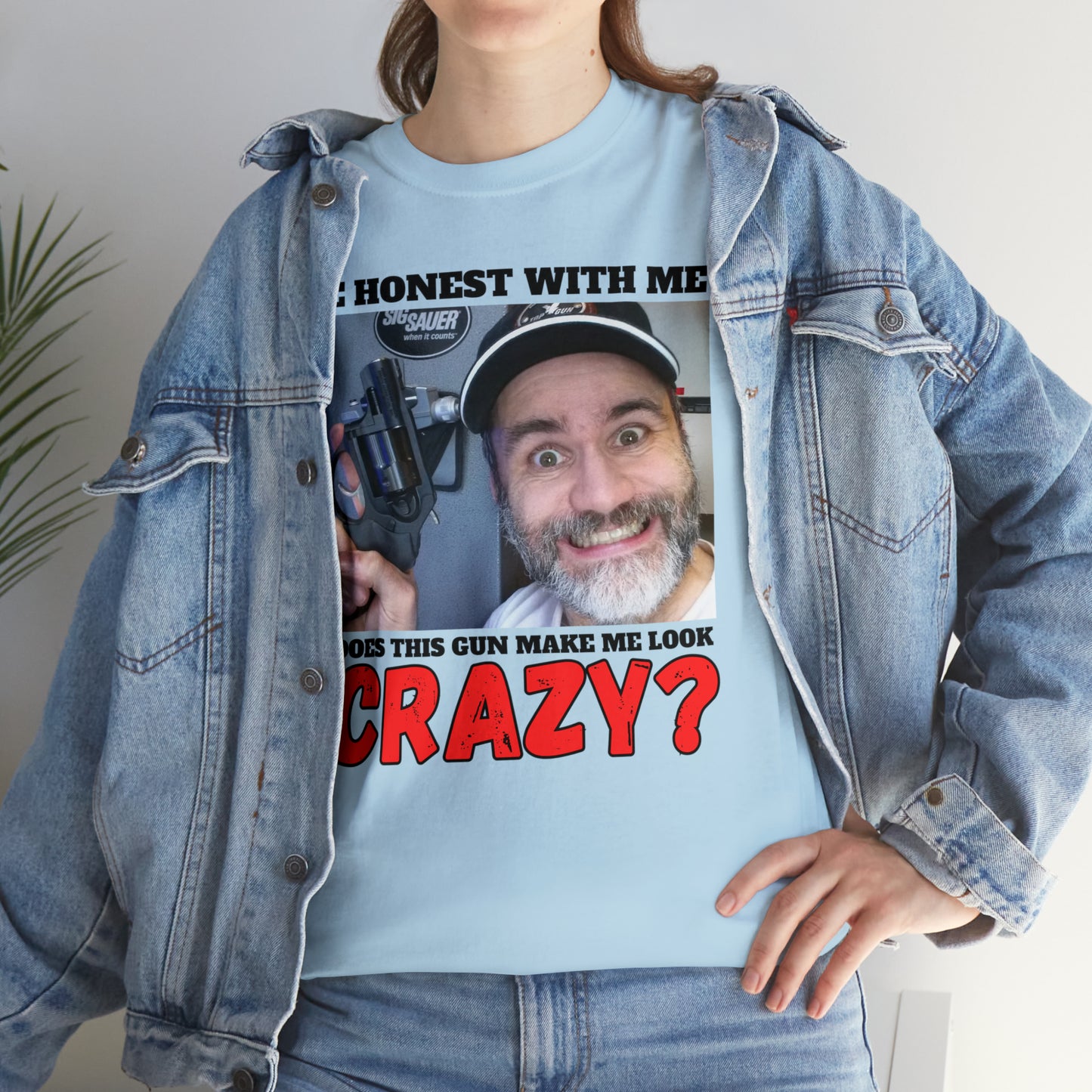 Crazy? Unisex Heavy Cotton Tee