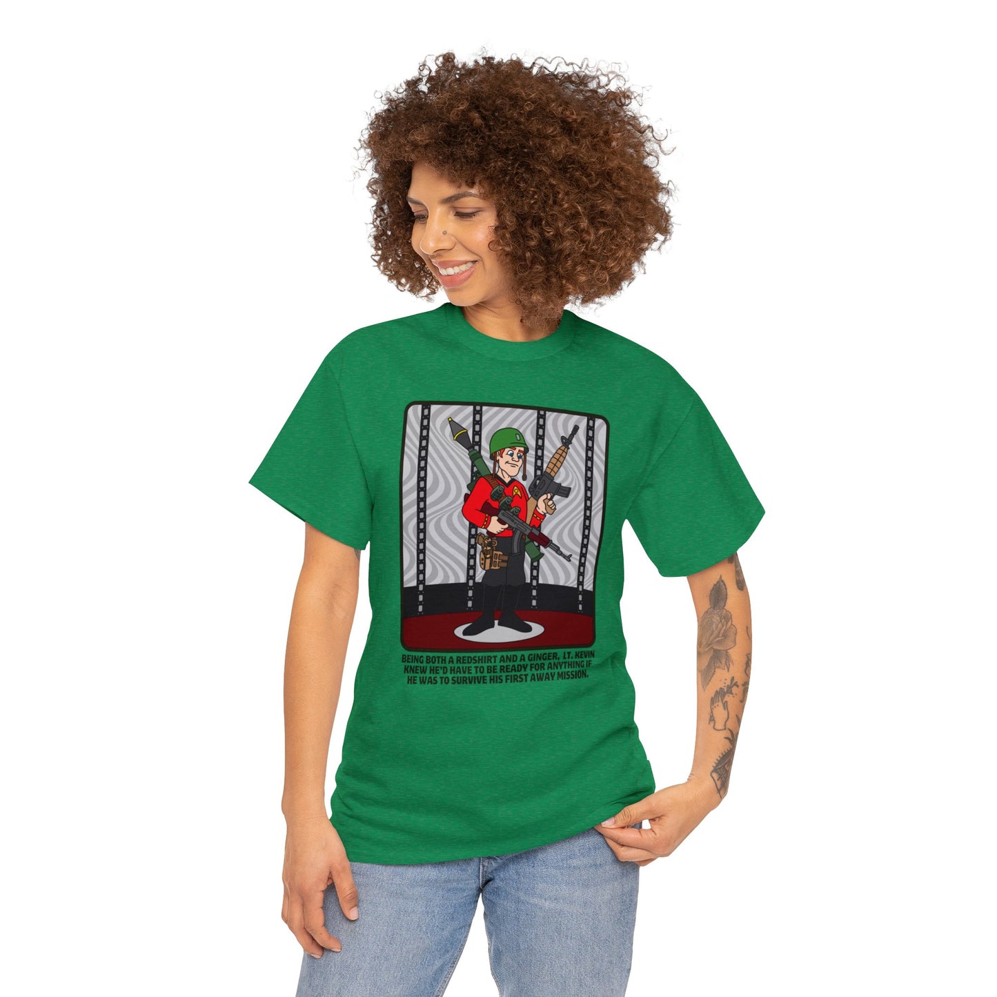 Ginger Redshirt Unisex Heavy Cotton Tee