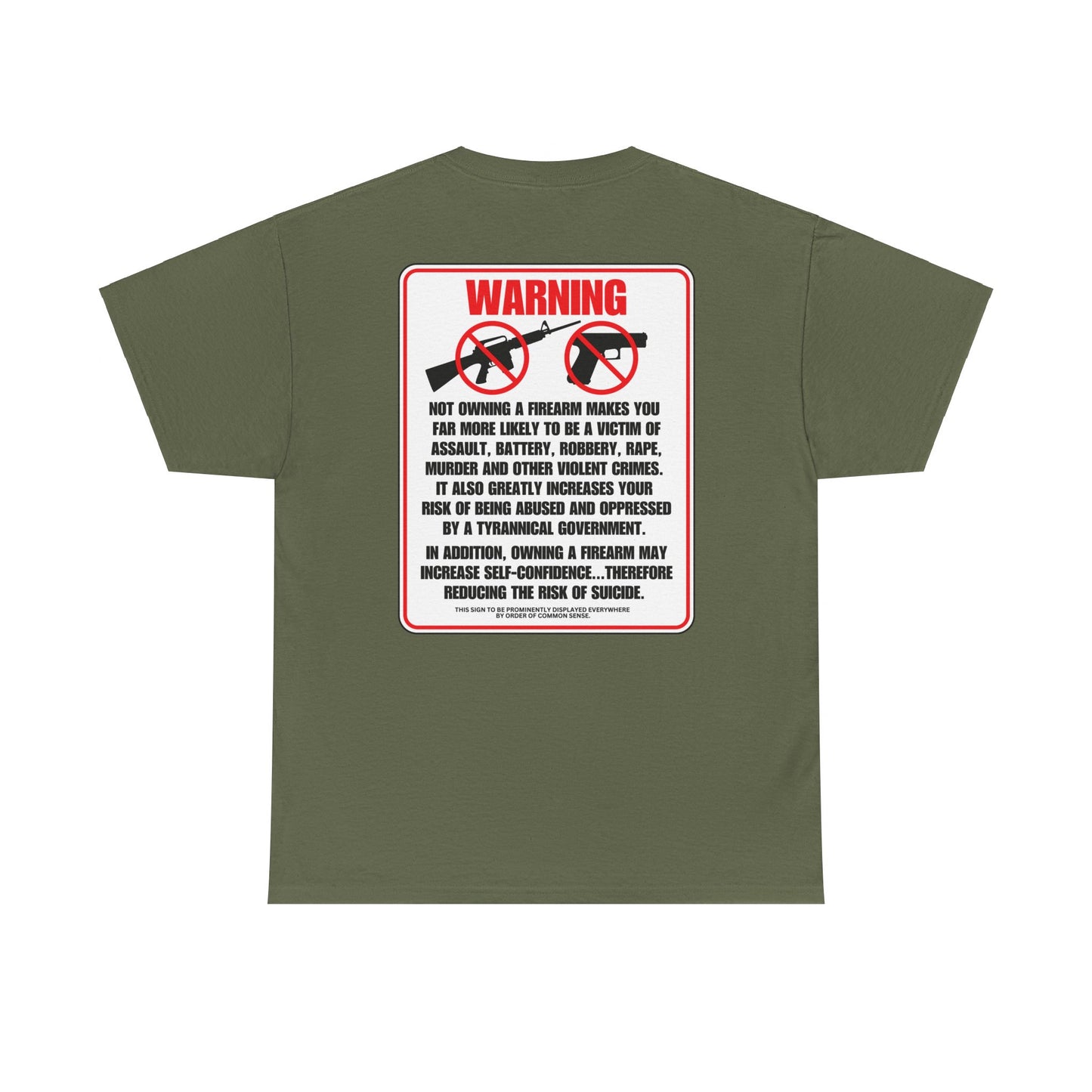 Firearm Safety! Unisex Heavy Cotton Tee