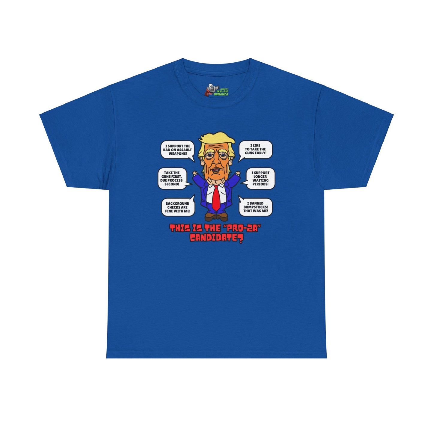 Trump on Guns! Unisex Heavy Cotton Tee
