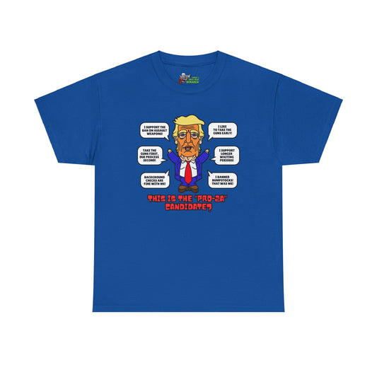 Trump on Guns! Unisex Heavy Cotton Tee