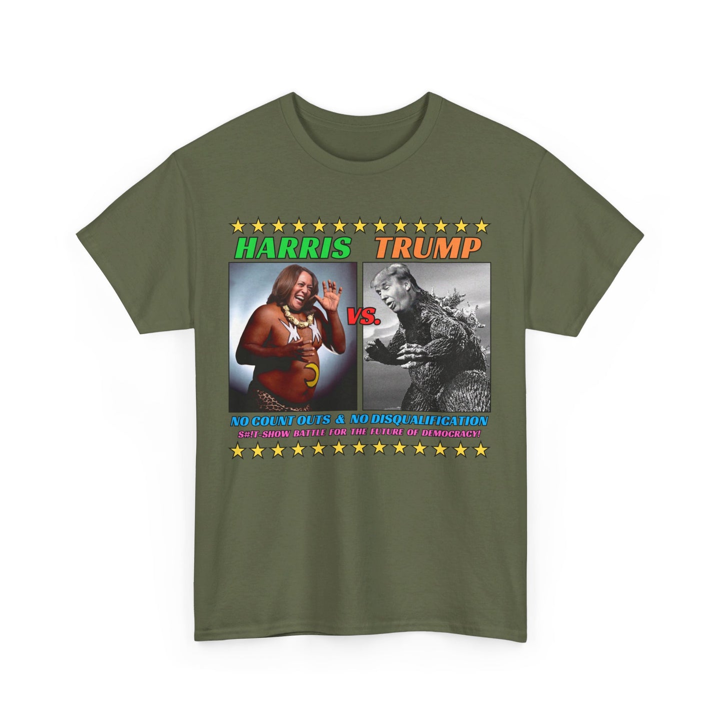 Harris v. Trump! Unisex Heavy Cotton Tee