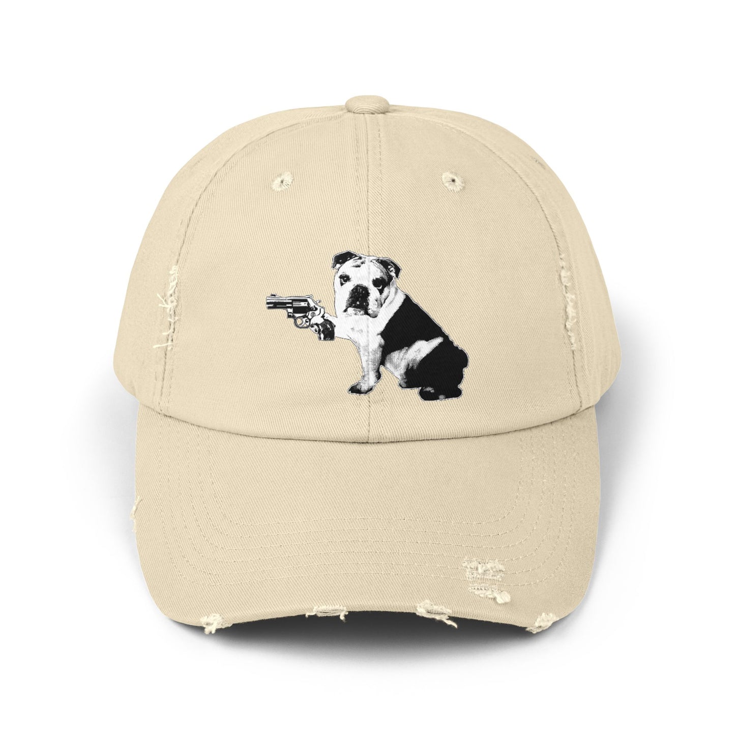 Mavis/Bullpup! Unisex Distressed Cap