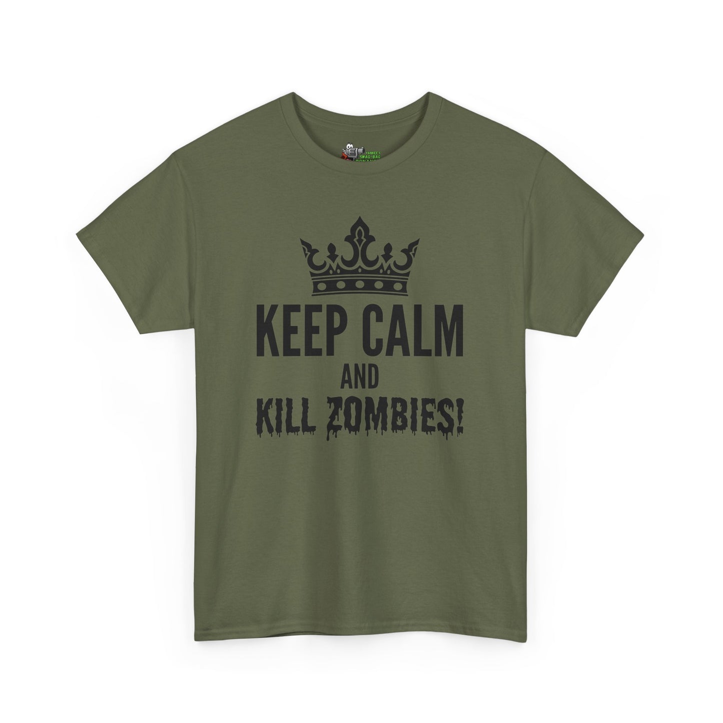 Keep Calm & Kill Zombies! Unisex Heavy Cotton Tee