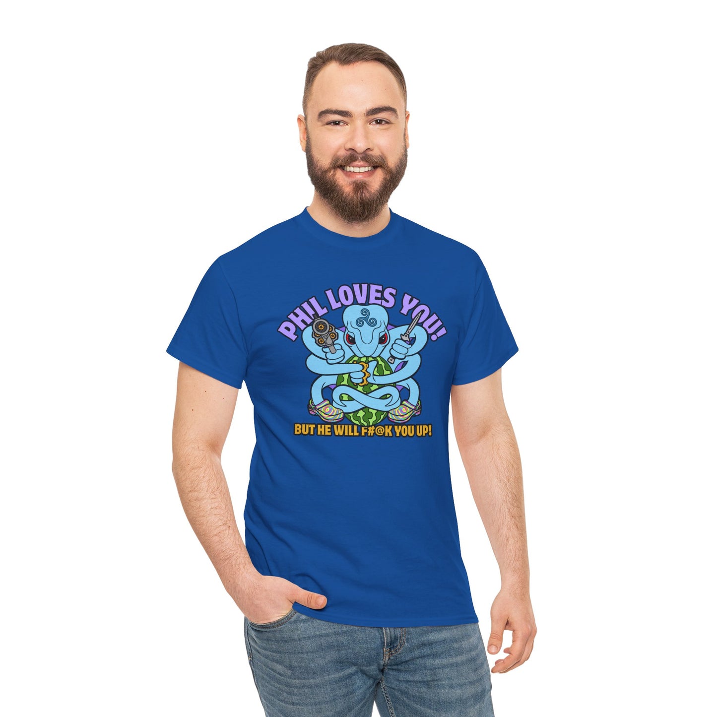 Phil Loves You! Unisex Heavy Cotton Tee
