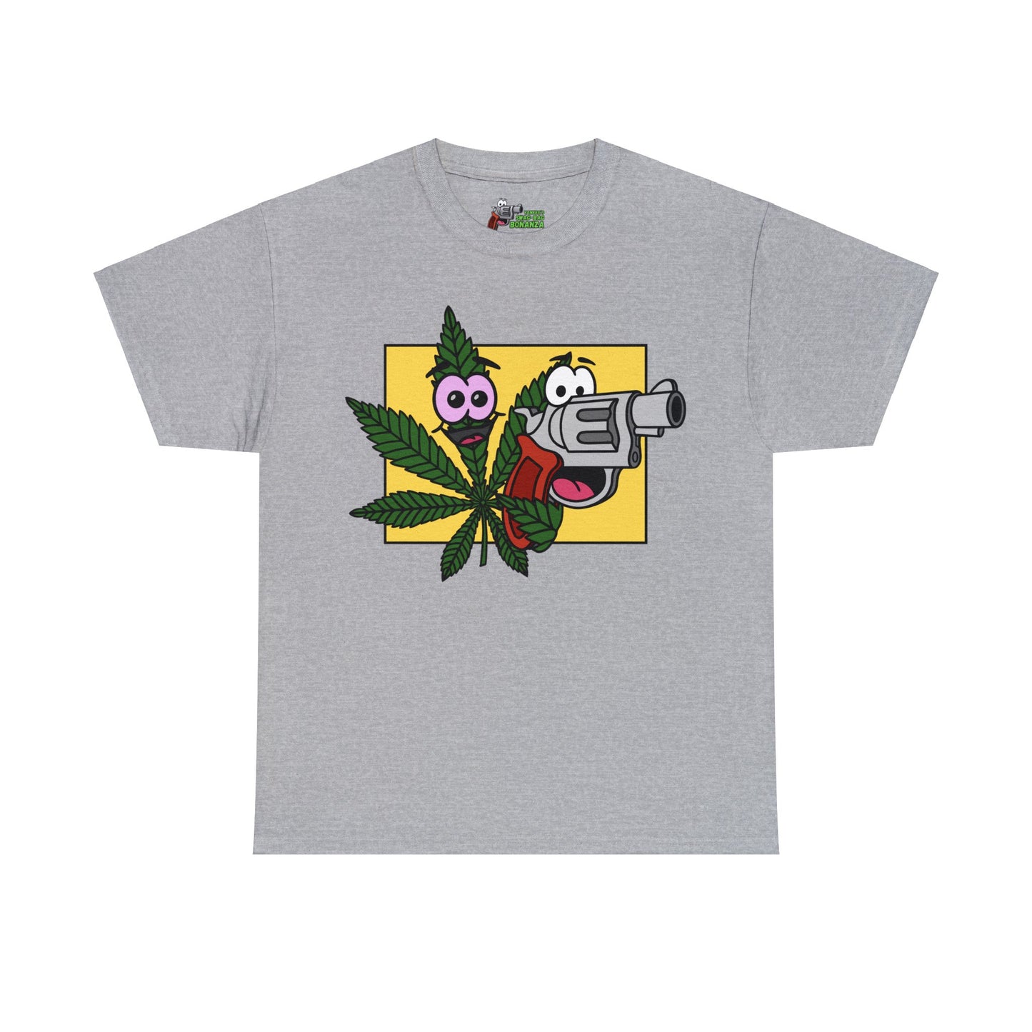 Weed & Guns! (No Text) Unisex Heavy Cotton Tee
