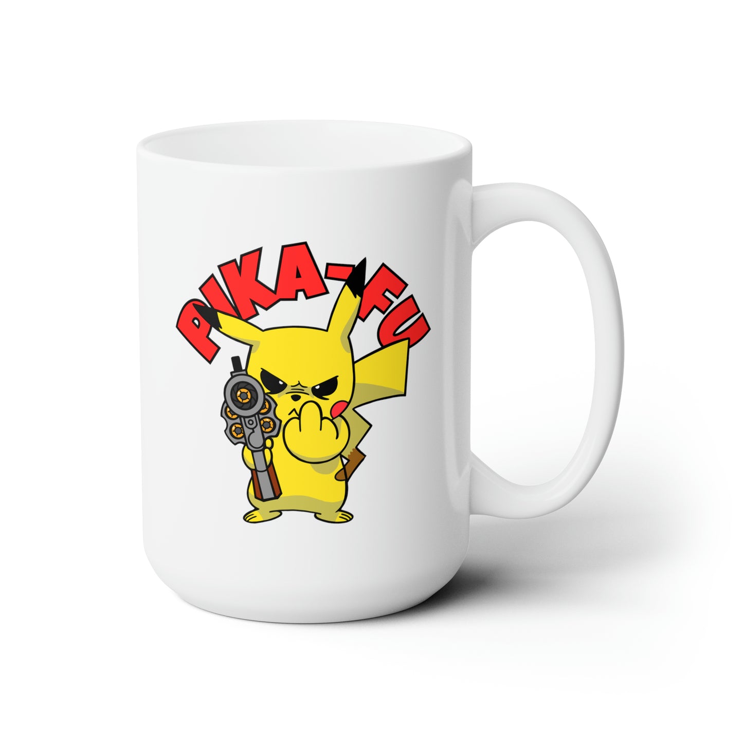 Pika-FU! Ceramic Mug 15oz