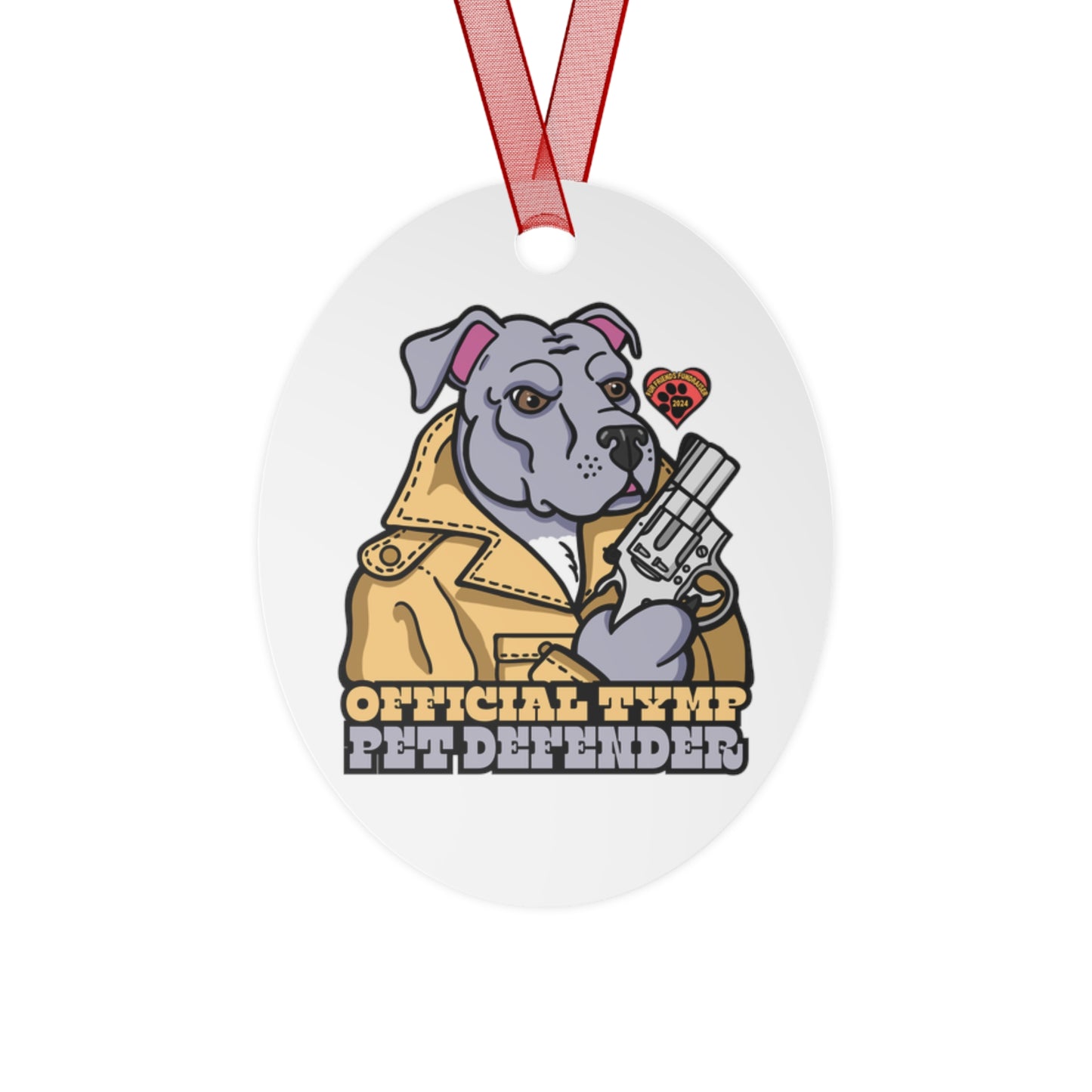 Official TYMP Pet Defender! (FFF) Metal Ornaments
