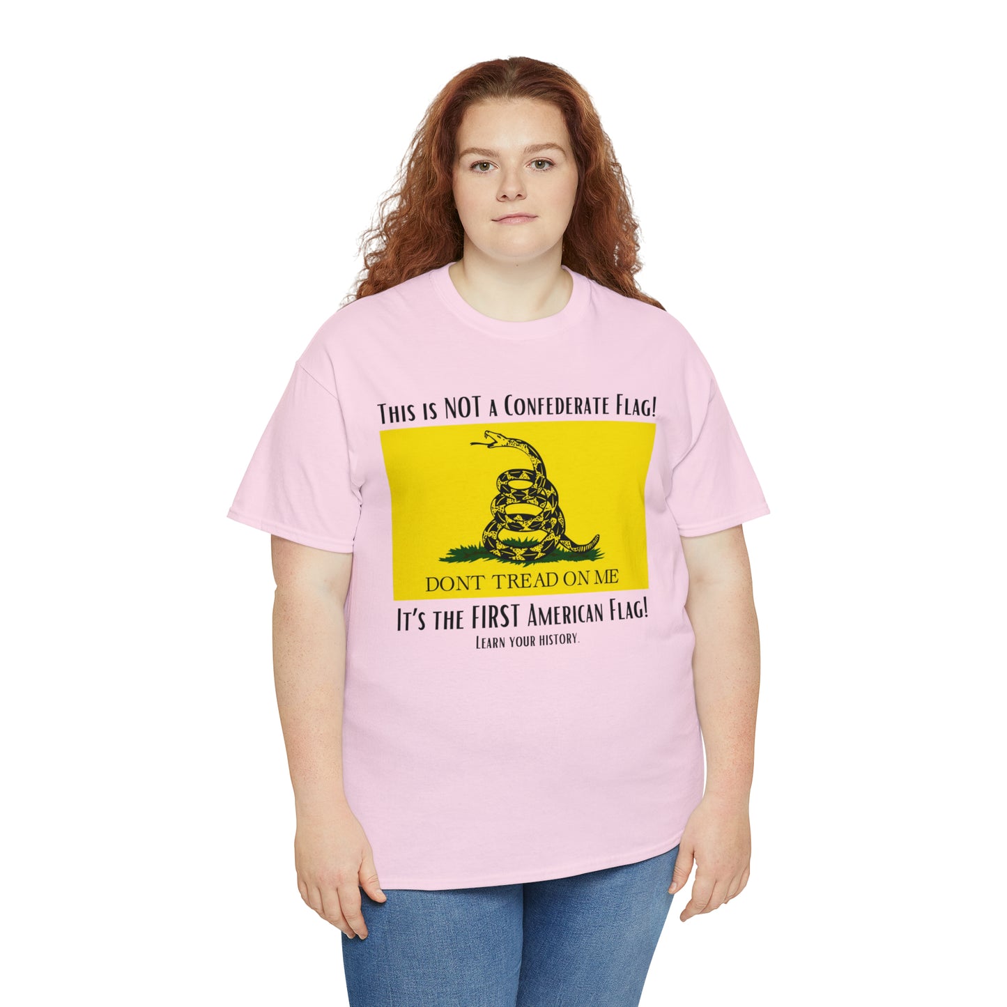 1st American Flag Unisex Heavy Cotton Tee