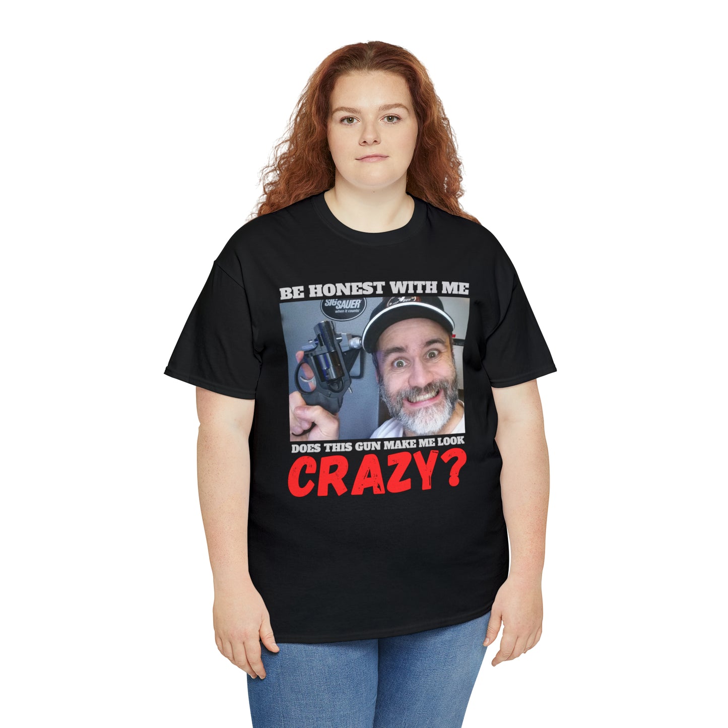 Crazy? Unisex Heavy Cotton Tee