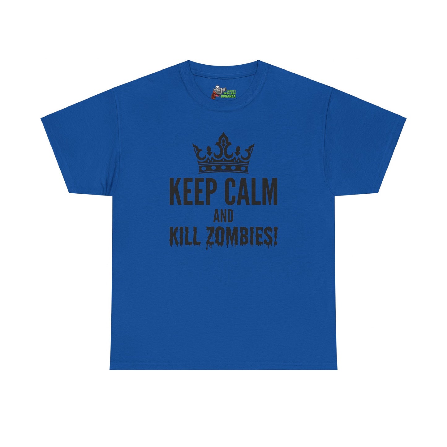 Keep Calm & Kill Zombies! Unisex Heavy Cotton Tee