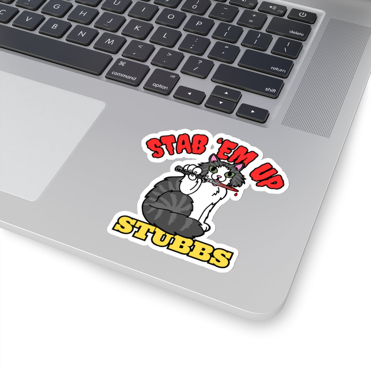 Stab 'Em Up Stubbs! Kiss-Cut Stickers
