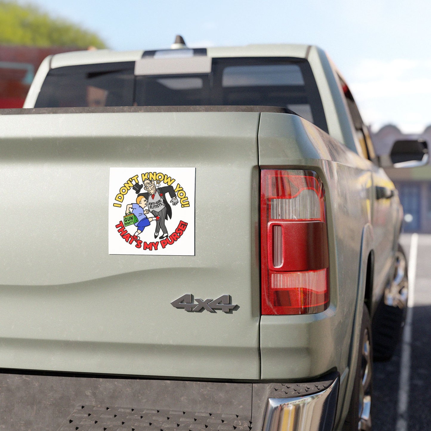 Funny Car Magnet - "I Don't Know You, That's My Purse!" - Gun Rights Humor