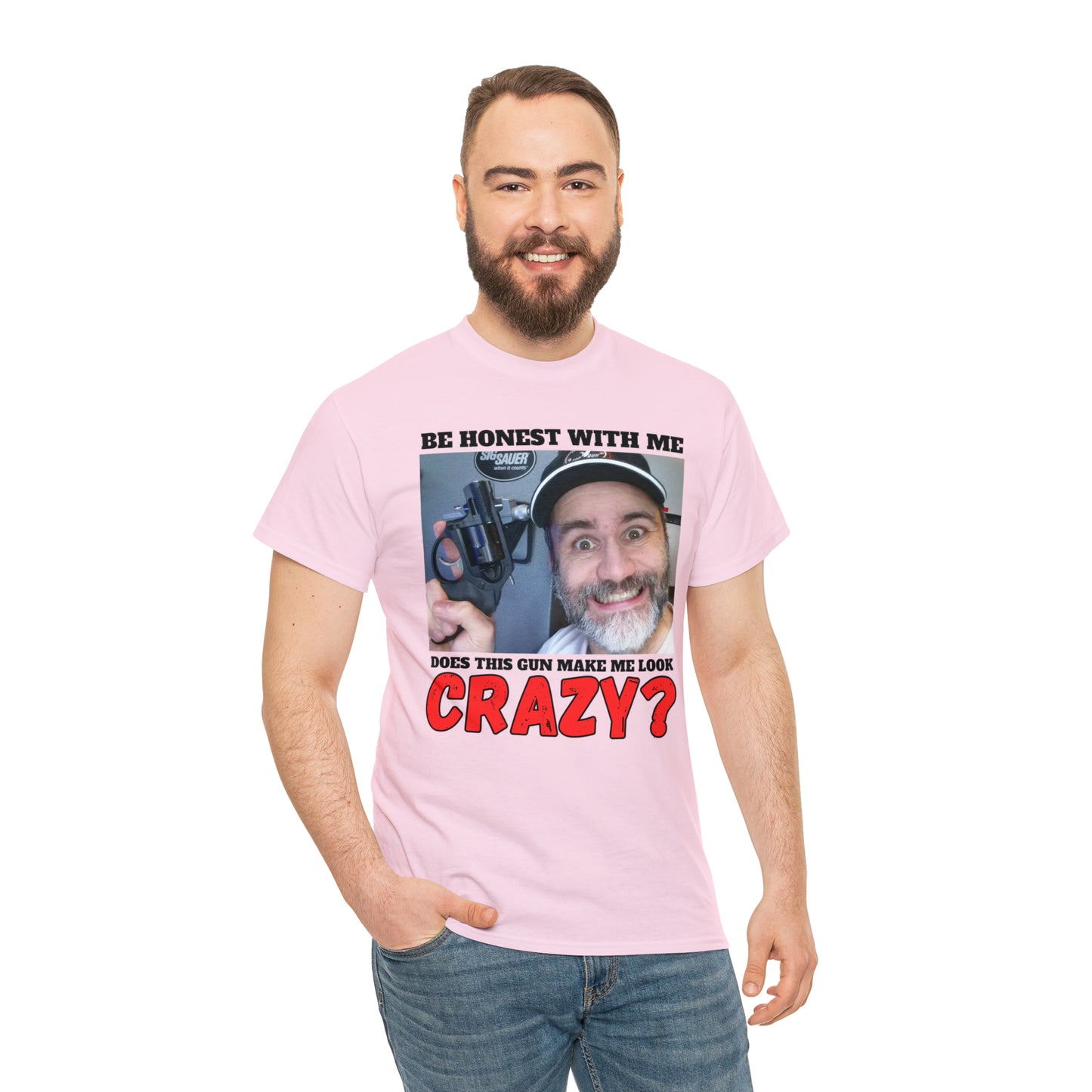 Crazy? Unisex Heavy Cotton Tee
