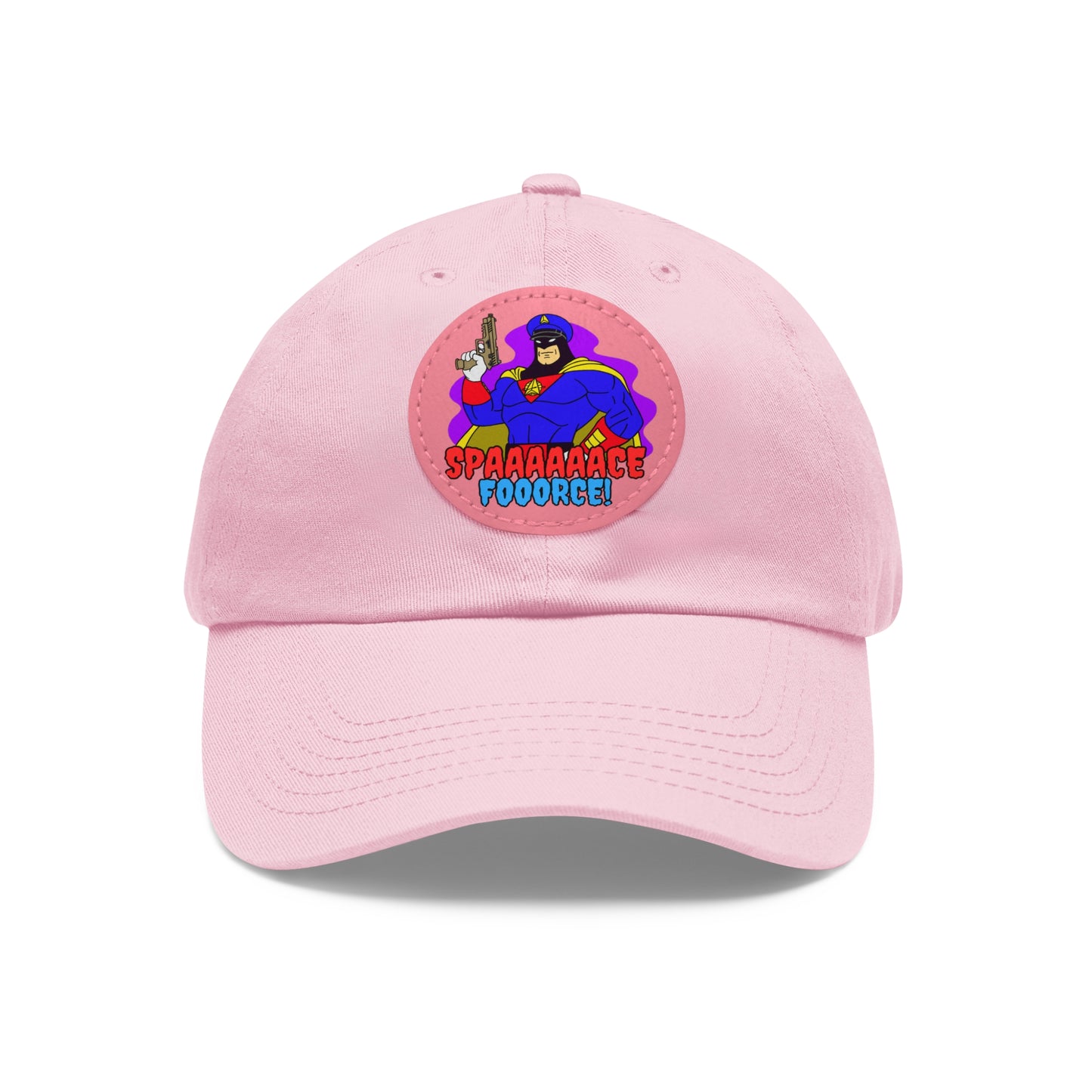 Space Force! Dad Hat with Leather Patch (Round)
