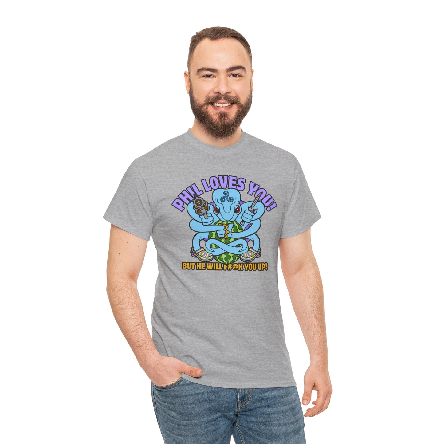 Phil Loves You! Unisex Heavy Cotton Tee
