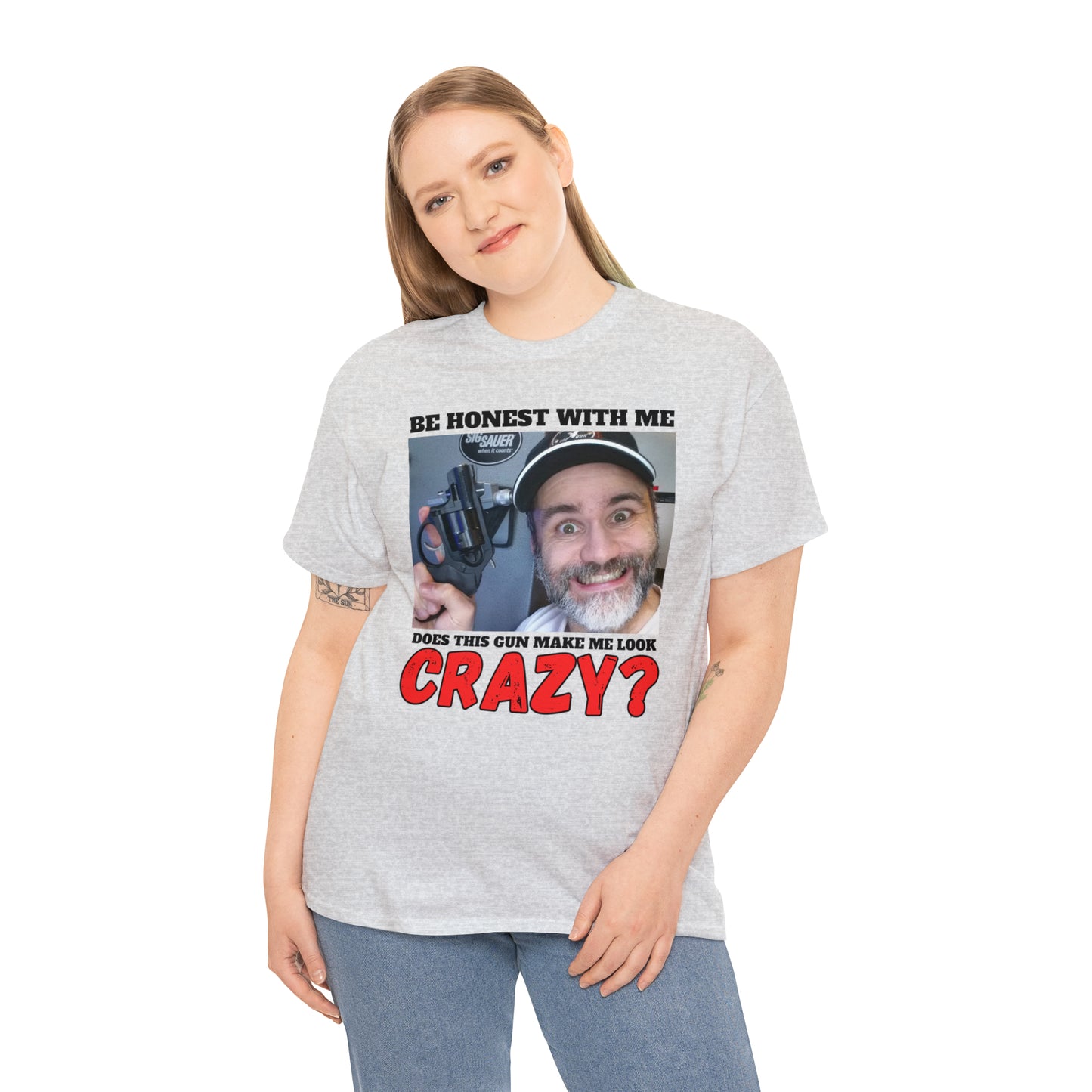 Crazy? Unisex Heavy Cotton Tee