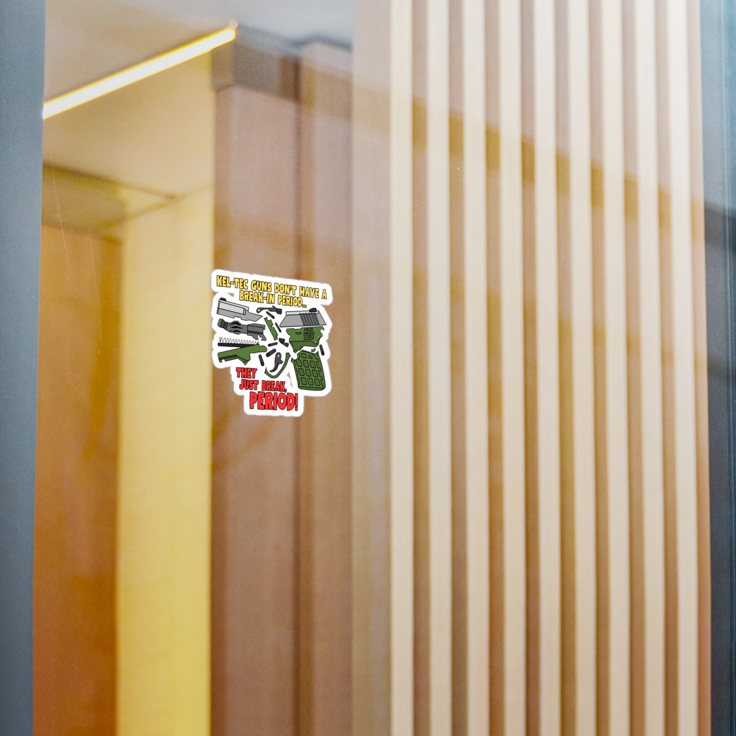 KelTecs Break! Kiss-Cut Vinyl Decals