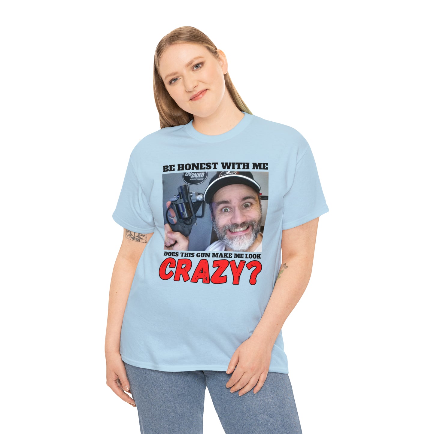 Crazy? Unisex Heavy Cotton Tee