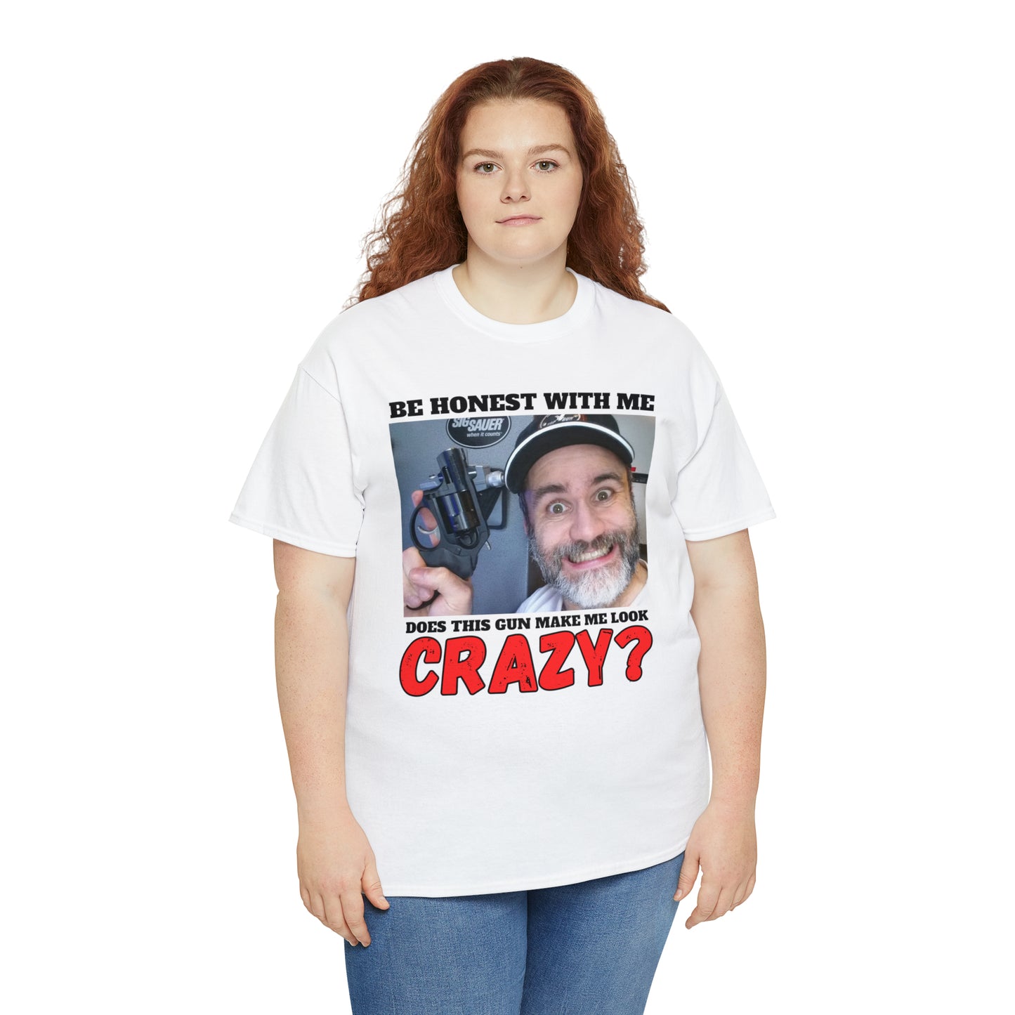 Crazy? Unisex Heavy Cotton Tee