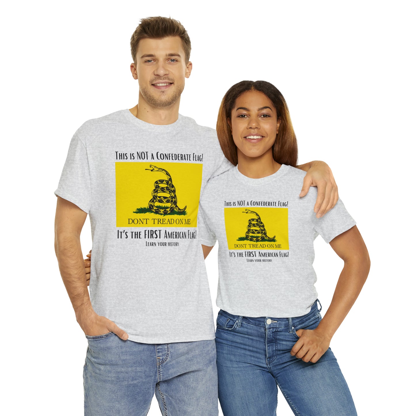 1st American Flag Unisex Heavy Cotton Tee