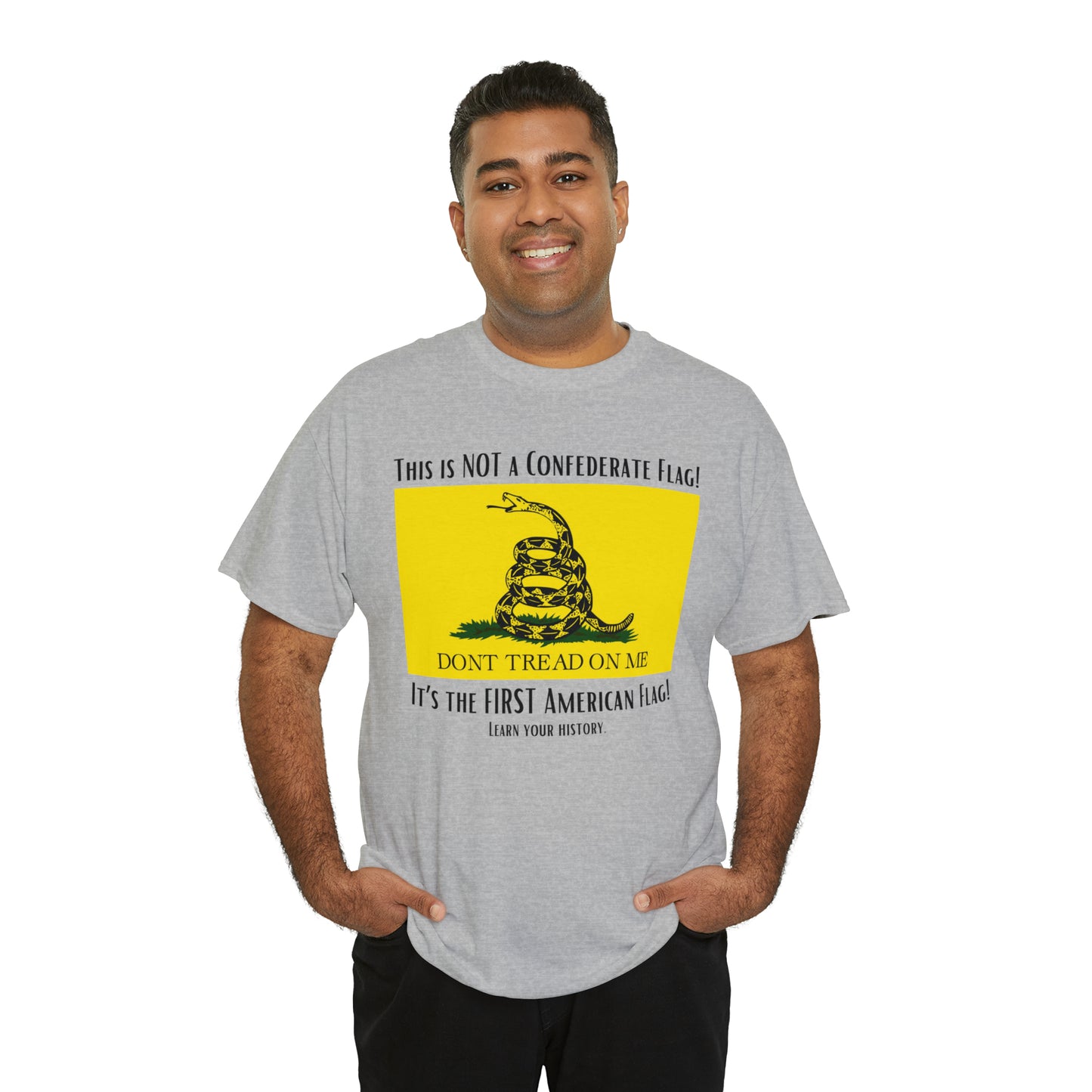 1st American Flag Unisex Heavy Cotton Tee