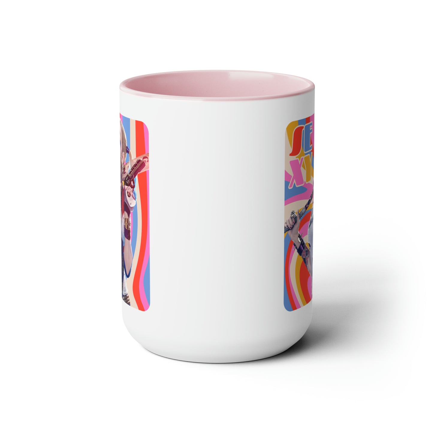 SEXY & Packin' Two-Tone Coffee Mugs, 15oz
