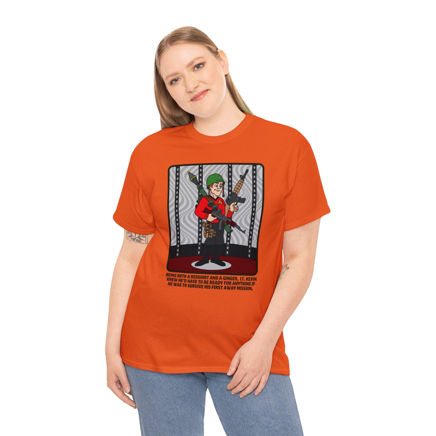 Ginger Redshirt Unisex Heavy Cotton Tee
