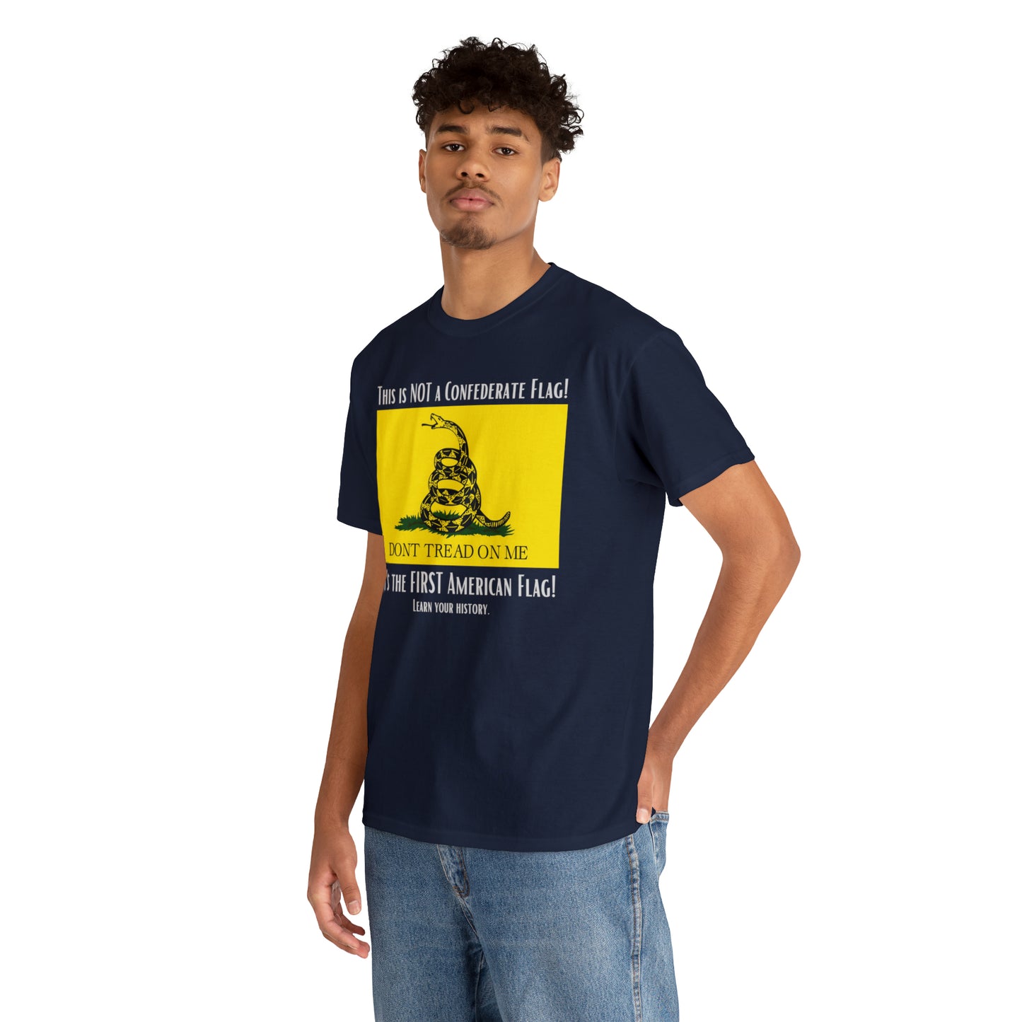 1st American Flag Unisex Heavy Cotton Tee
