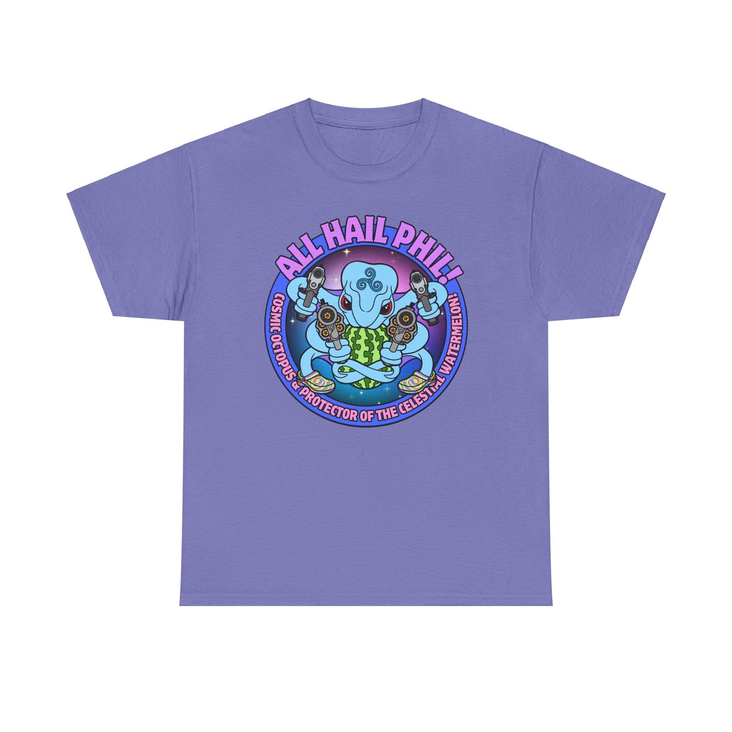 Cosmic Octopus! Unisex Heavy Cotton Tee