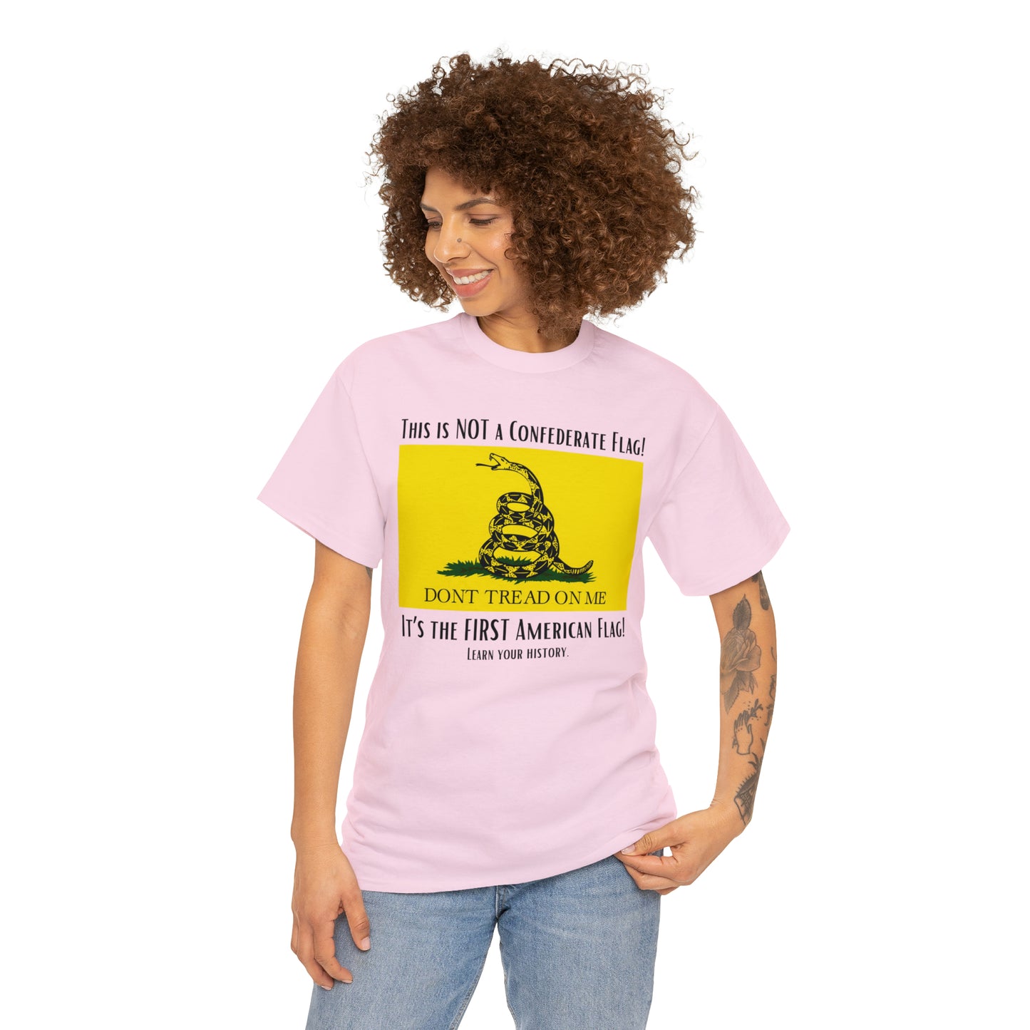 1st American Flag Unisex Heavy Cotton Tee