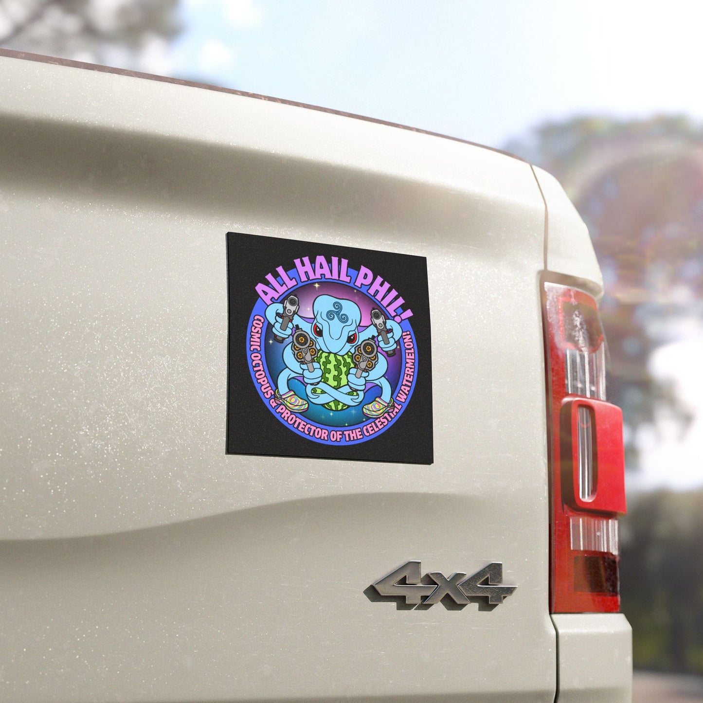 Cosmic Octopus! Car Magnets