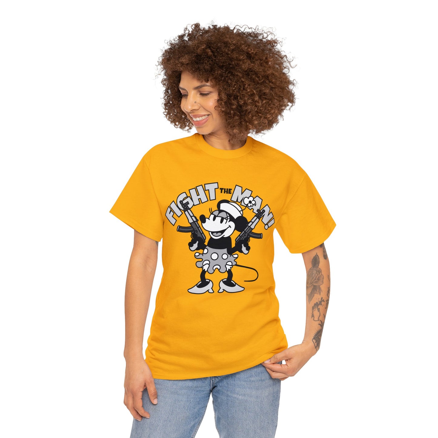 Fight the Man! Unisex Heavy Cotton Tee