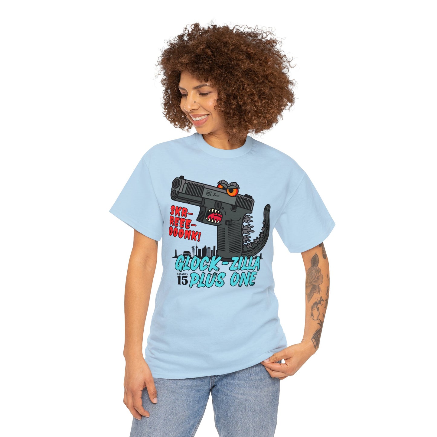 Glock-zilla! Unisex Heavy Cotton Tee