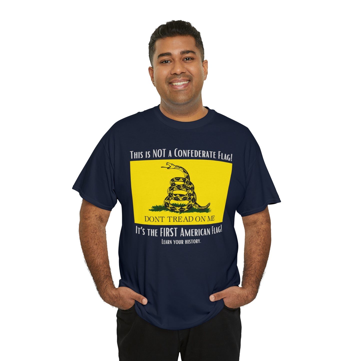 1st American Flag Unisex Heavy Cotton Tee