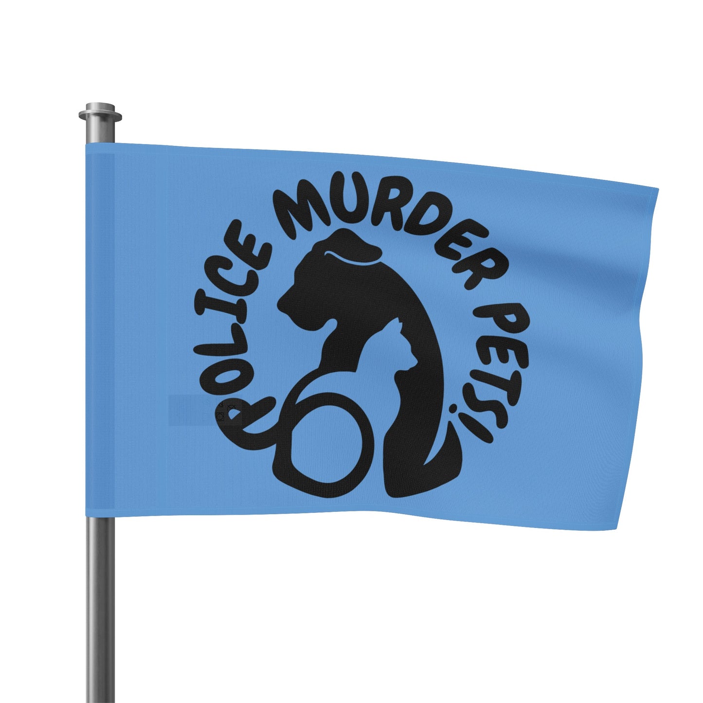 Police Murder Pets! Flag