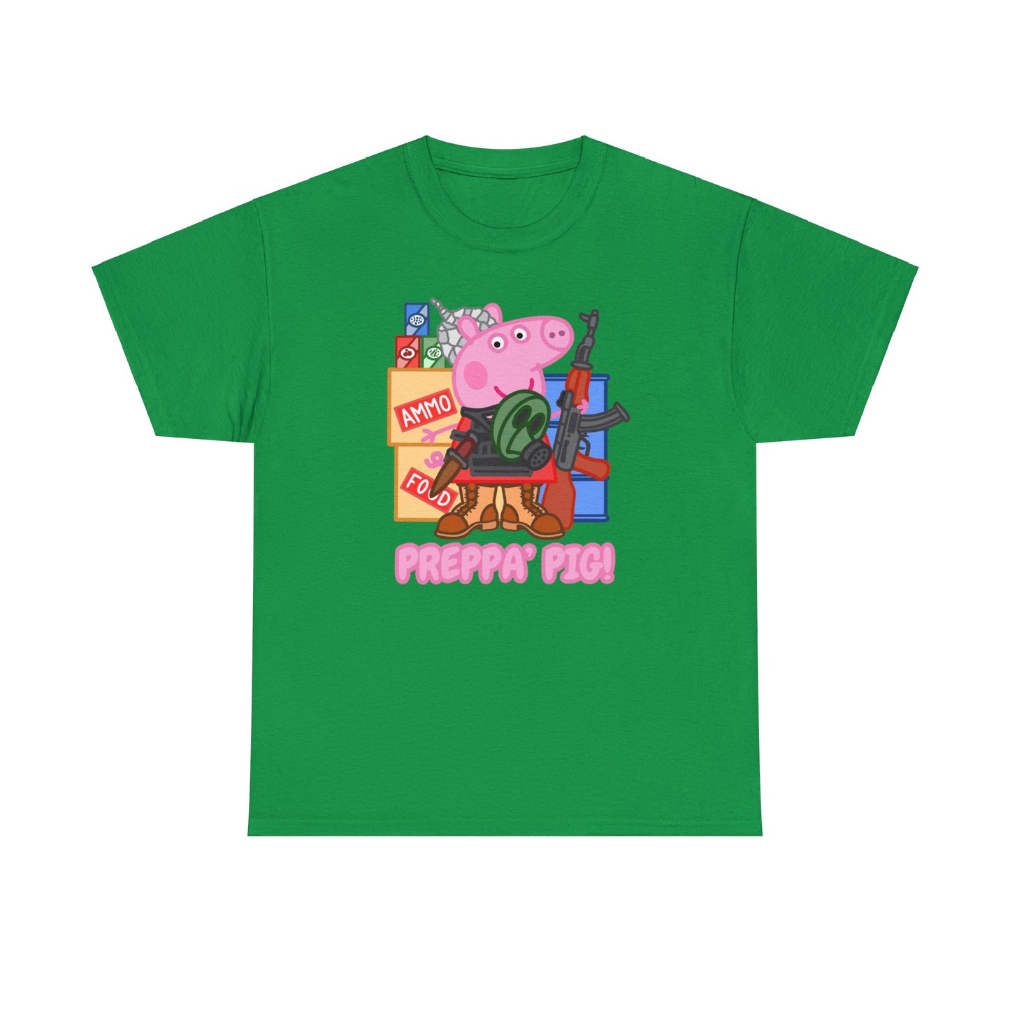 Preppa' Pig! Unisex Heavy Cotton Tee