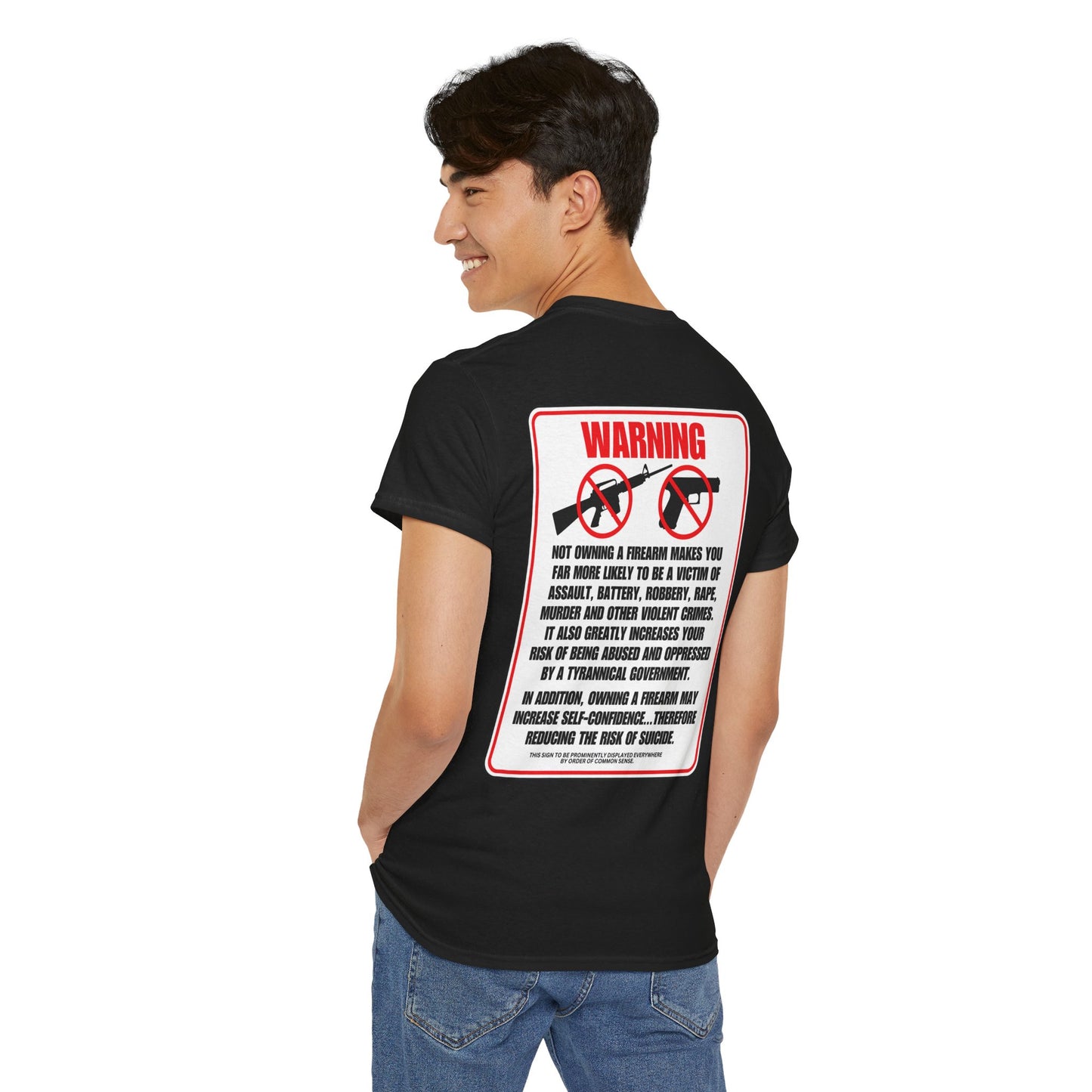 Firearm Safety! Unisex Heavy Cotton Tee