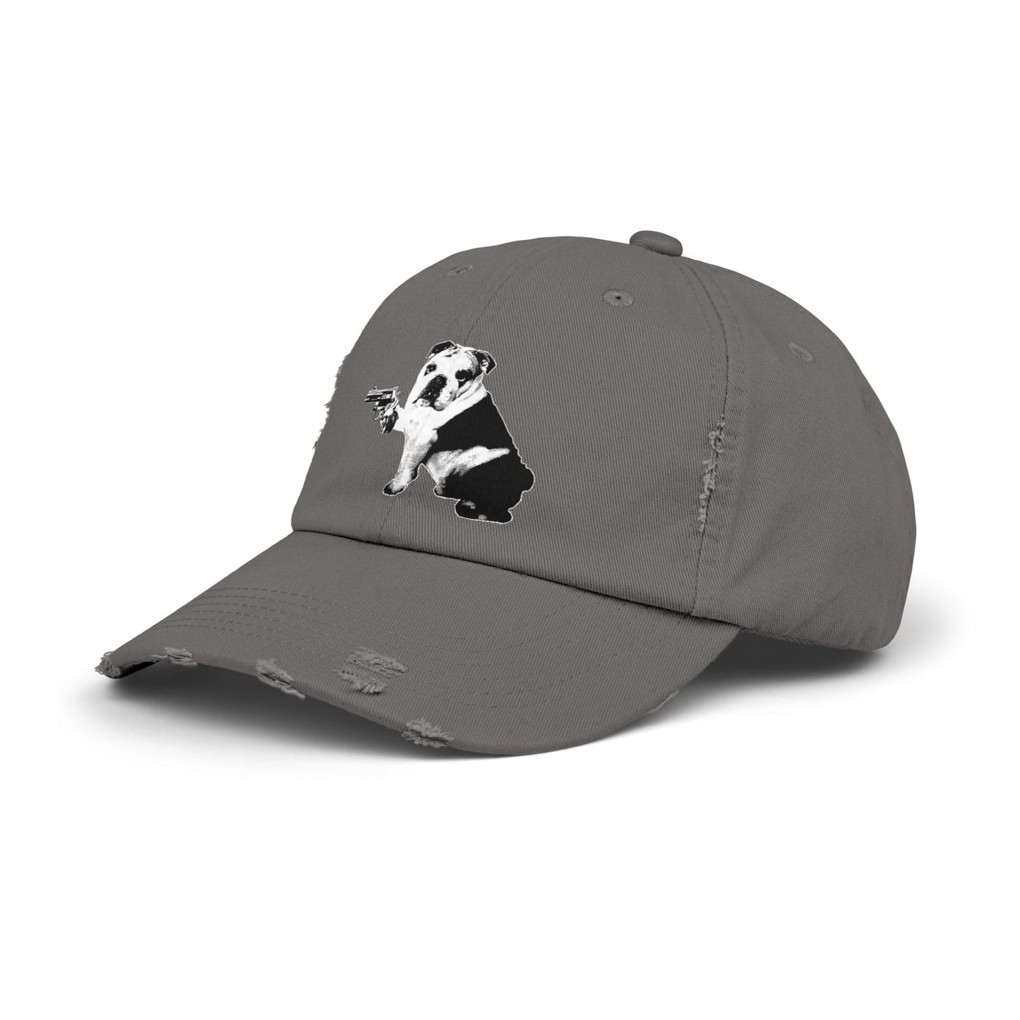 Mavis/Bullpup! Unisex Distressed Cap