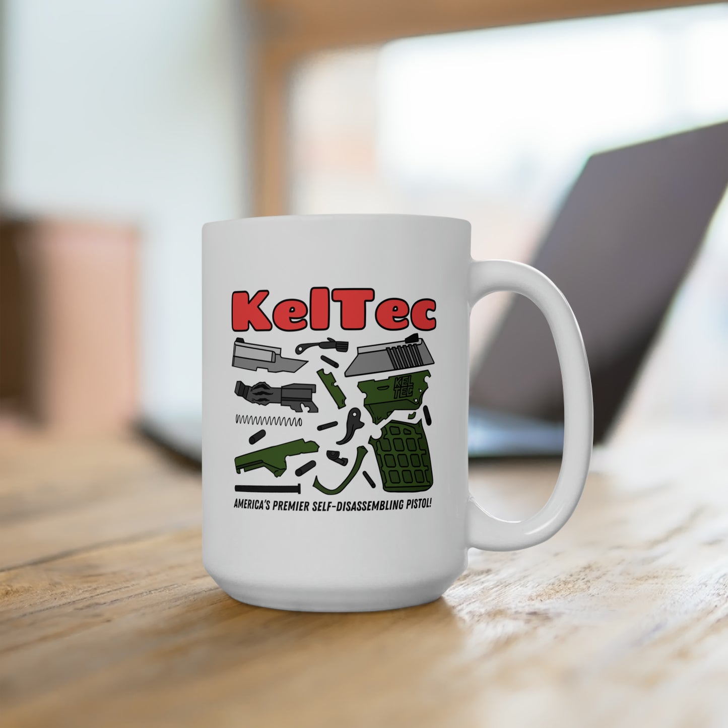 KELTEC Disassembled Ceramic Mug 15oz